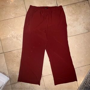 Torrid Brick Red Elastic Waist Pants